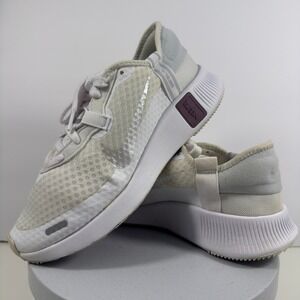 Nike Repel Womens Running Shoes White Silver Burgundy Reflective Sneakers‎ 9